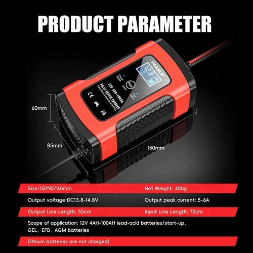 12V Car Auto Motorcycle Battery Maintainer Float Trickle Tender Maintainer NEW - Picture 13 of 13