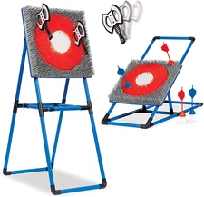 Eastpoint Axe Throw & Lawn Dart Target Sets - Bristle Axe Throwing Target & 2-In