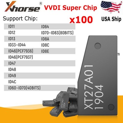 100 x Xhorse Super Chip XT27A01 XT27A66 for VVDI Key Tool / Mini Key Tool /Max