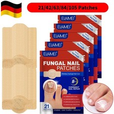 21/42/63/84/105 Stück Nagelpilz Reparaturpflaster,Pilzbehand lung,Nagelreparatur