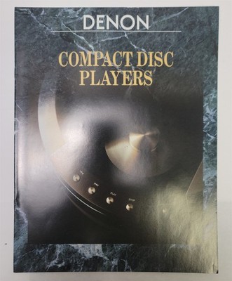 1990's Denon Compact Disc CD Players Model Line-Up Series Brochure