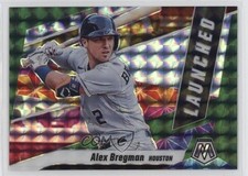 2021 Panini Mosaic Launched Green Mosaic Prizm Alex Bregman #L4 00gy