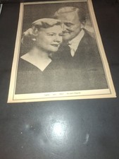 Ed and Pegeen Fitzgerald Strange Bedfellows Promo Poster Ad Framed