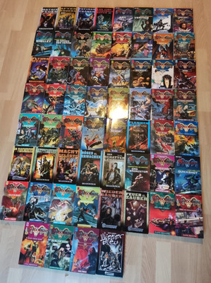 Shadowrun Roman Sammlung - 60 Bücher (Kenson, Wiesler, Charette, Odom uvm.)