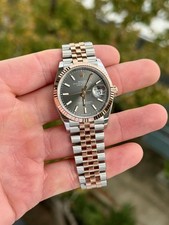 2025 Rolex Datejust 126231 Gray Dial 36mm Ste...