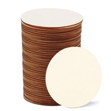 50 Pcs 3 Inch Wood Circles for Crafts, Unfinished Blank Wooden Circles Round ...