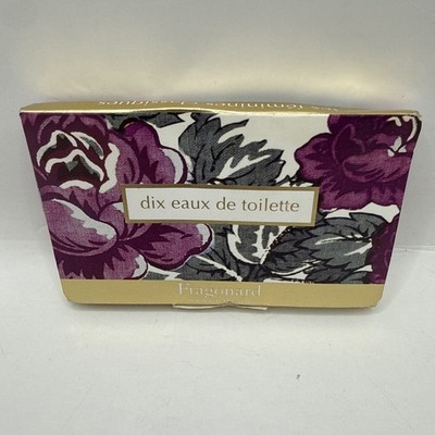 10 Eaux de Toilette /Splash 2ml each/Product of France/ Fragonard
