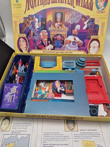 ⚡Agathas letzter Wille MB Spiele 1996 retro Brettspiel vollständig geprüft⚡ - Bild 3 von 15