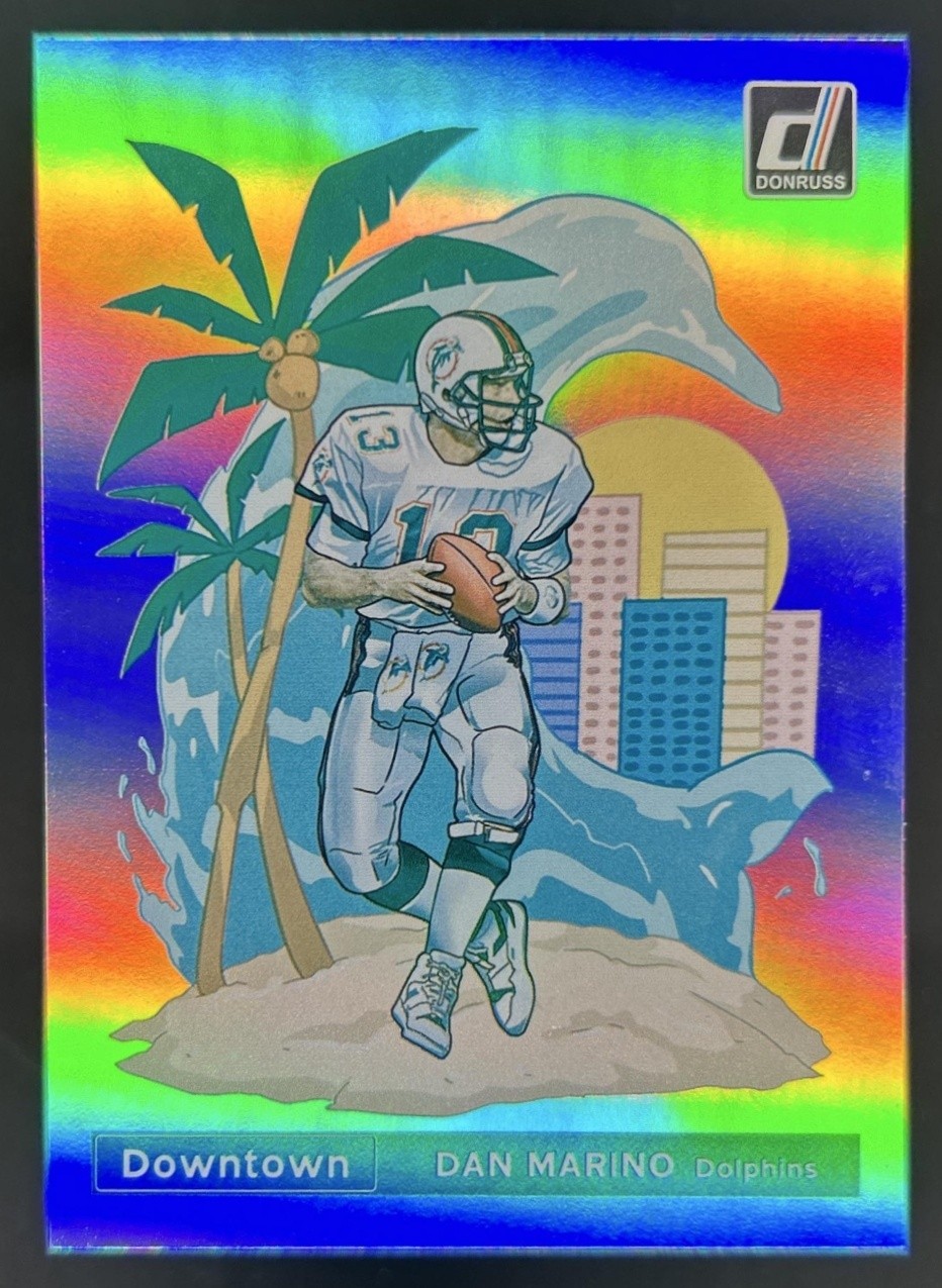 2021 Panini Donruss Dan Marino Downtown SSP #DT-2 Dolphins