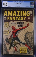 Amazing Fantasy #15 CGC VG 4.0 No Chipping! 1st Appearance Spider-Man!
