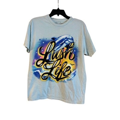 Zara Larsson Official Concert Merch T Shirt Lush Life Air Brushed Dolphin M NWOT
