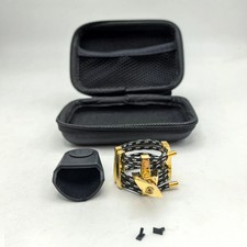 Metal Ligature Fastener Clamp for Sax & Clarinet Mouthpiece w/ Case