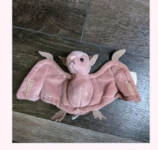 Vtg. Ty Beanie Baby-Batty the Brown Bat-DOB 10/29/1996-org tags