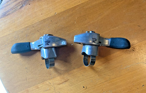 Suntour XC Power MTB Thumb Shifters Vintage Thumbies Friction baby!