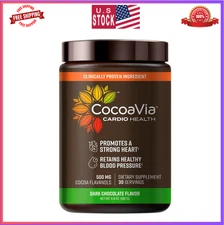 Cardio Health Cocoa Powder 30 Servings 500Mg Cocoa Flavanols Support Heart