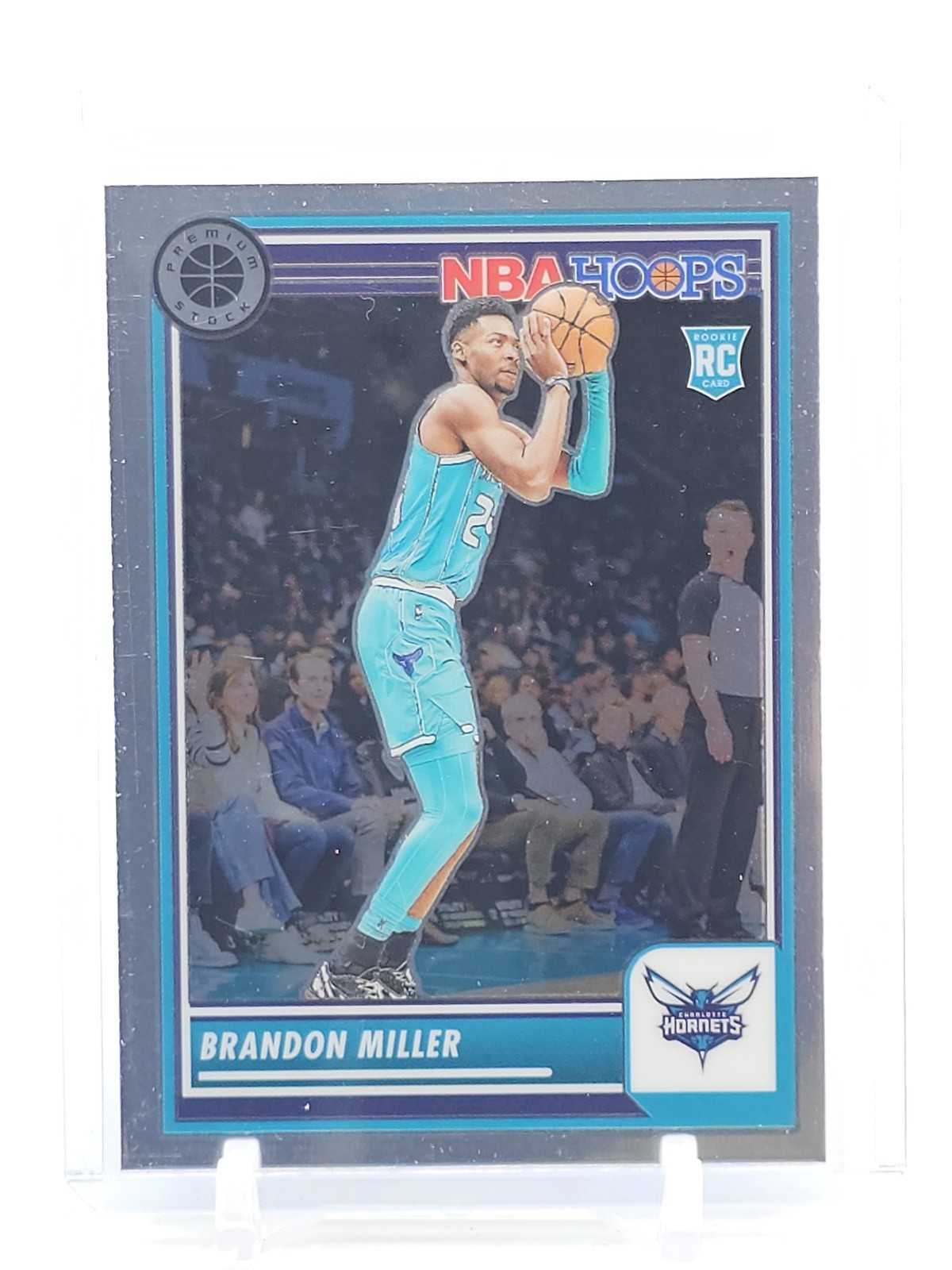 BRANDON MILLER 2023-24 NBA HOOPS PREMIUM STOCK ROOKIE #245 HORNETS Q4588
