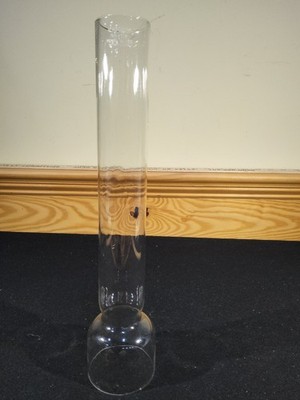 MACBETH # 380 Pearl Glass  Kosmos Style Kerosene Oil Lamp Chimney 2 5/16  Fitter