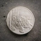 2021 South Korea Tiger 1 oz Silver Prooflike BU in Cap