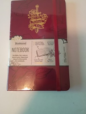 Bookaroo Bigger Things Notebook Journal - Maroon ,Blank Diaries & Journals