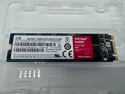 Western Digital Red SA500 2TB SATA SSD interne Festplatte (WDS200T1R0B) -043