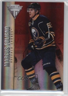 2013-14 Panini Titanium Draft Position Number 56/100 Marcus Foligno #61 m0p