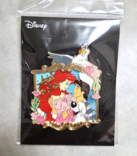 Japan Disney marimo craft M&P pins ariel The Little Mermaid BIG pins MAX Eric