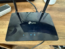 TP-LINK TL-MR6400 Wireless Wi‑Fi Router, 4 LAN Ports, Nano SIM Slot, Black
