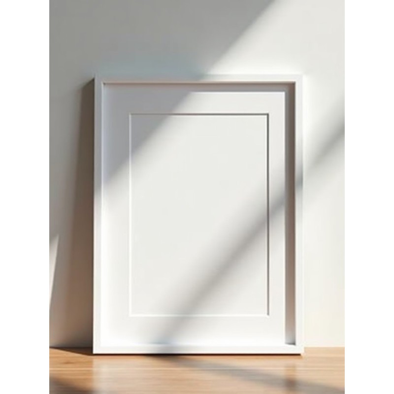 Passe-partout 30x45cm blanc de qualité pour encadrement d'art - 2