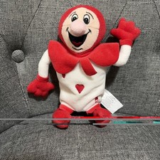 Red Card Ace Of Hearts Alice In Wonderland Disney Exclusive Bean Bag Plush Vtg