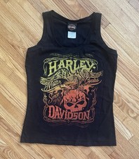 Harley Davidson Women's Tank Top Shirt West Palm Beach FL Made In USA