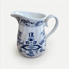 Mandarin Porzellan Krug 1L Zwiebelmuster Indisch Blau Milchkrug Saftkrug Vintage