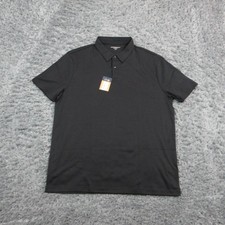 Charles Tyrwhitt Polo Shirt Mens Large Black Jersey 100 Cotton Vietnam NWT