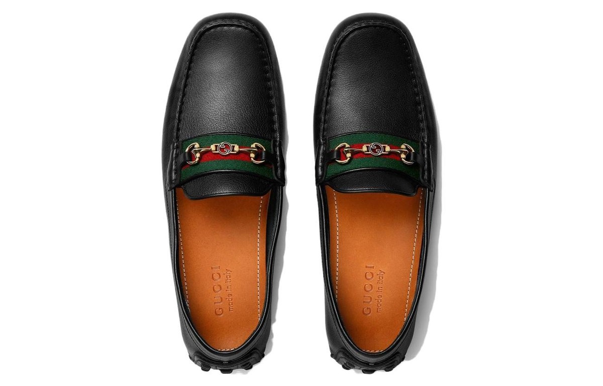 Gucci Driver Horsebit Loafer Men's Black 624698 1XH10 1066 | eBay