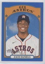 2021 Topps Heritage Minor League Edition Blue Border 64/99 Zach Daniels #143 y0i