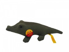 Steiff Animal Crocodile 067778 Knuffi 15cm Excellent Condition