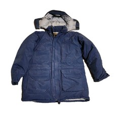 Vintage Eddie Bauer Jacket Mens Tall Large Ridge Line Parka Goose Down Goretex