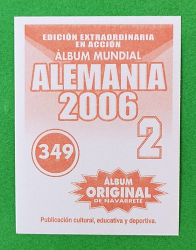 2006 Navarrete Germany World Cup FIFA Action #349 NIKO KRANJCAR Croatia Sticker - 第 2/2 張圖片