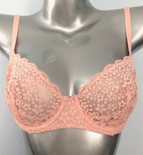 Victoria's Secret Nwt Body by Victoria Peach Crochet Lace Unlined Bra