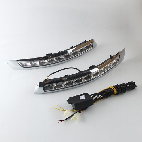 LED Daytime Running Light Turn Indicator Fog Lamp Bumper For Volvo XC90 07-13