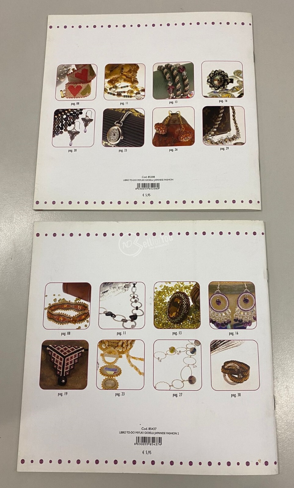 Libri tecnica e idee creazione Miyuki Gioielli Japanese Fashion vol. 1 e 2 diy foto 2