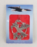 Heritage Pewter Christmas Ornament - Hummingbird Heritage Pewter Christmas Ornament - Hummingbird