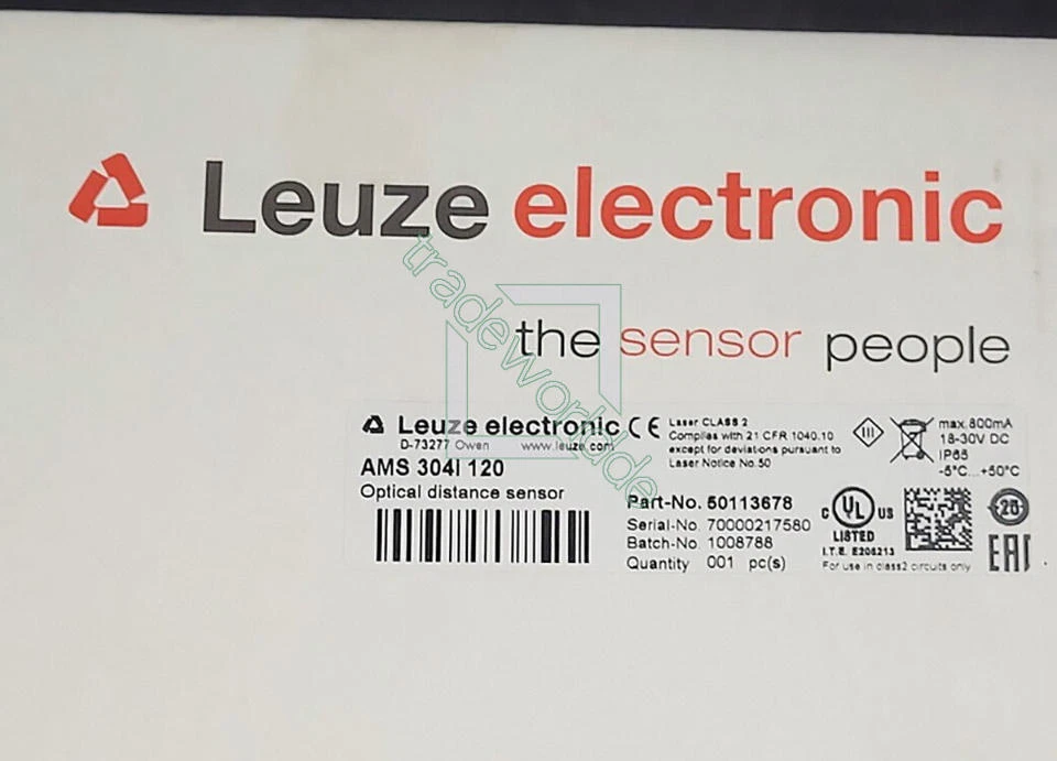 ONE NEW LEUZE RANGEFINDER AMS3041120 AMS304I120 AMS 304I 120 50113678