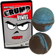 Grump Bath Bombs - Premium Fizzers - Giant Bath Bombs - Funny - Unique - Fun