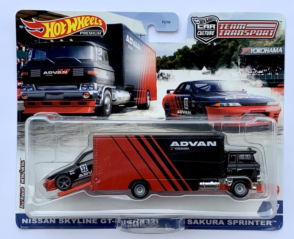 ホットウィールスカイライン R32 R34 GT-R ADVAN