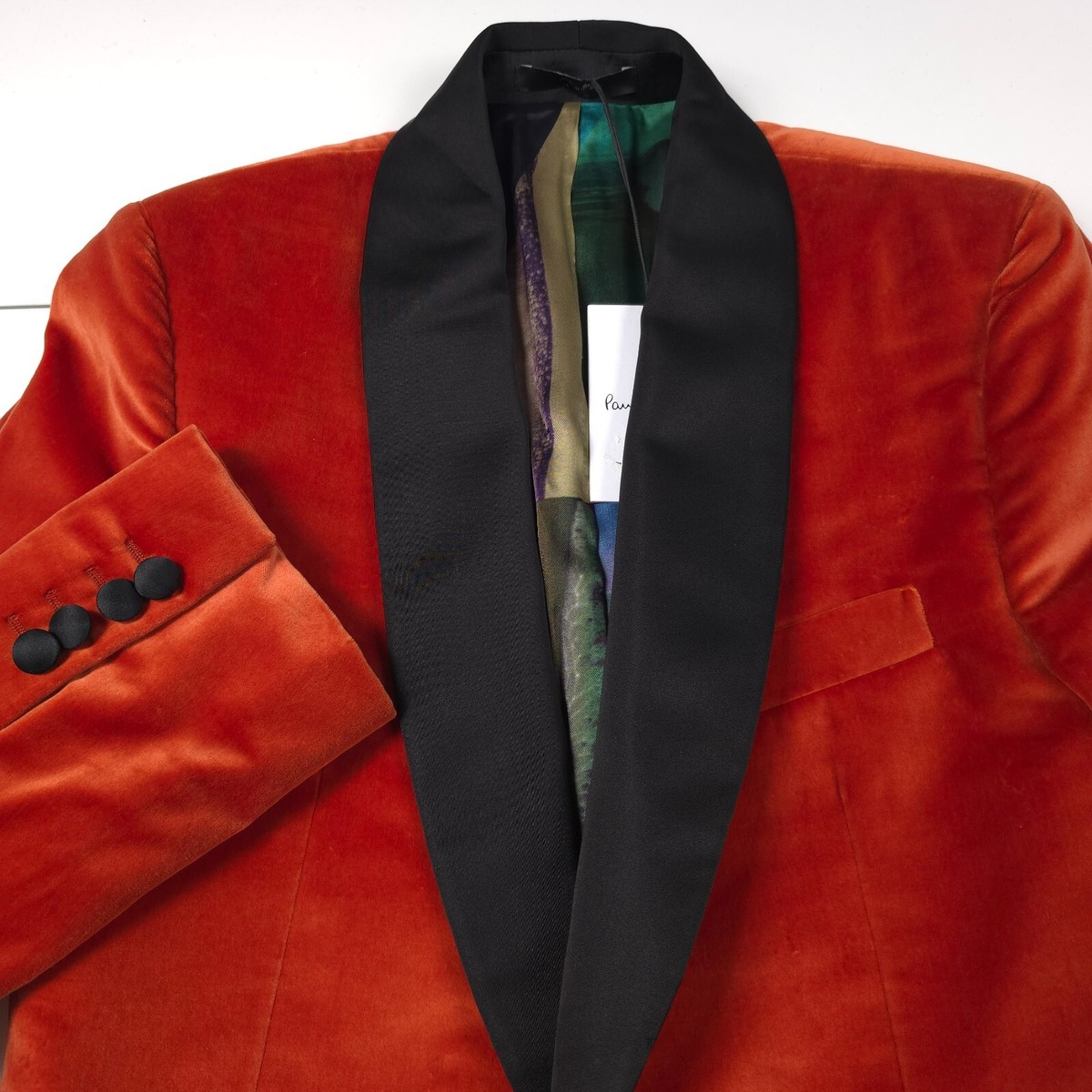 ジャケット・アウター archive paulsmith velvet tailored jacket Paul Smith The Soho Tailored-Fit Velvet Blazer - Blue | Editorialist