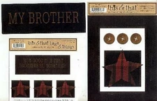 MY BROTHER 10 Cut Embellishments - My Mind's Eye This & That Sets SALE
