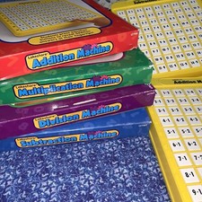 Lakeshore Self-Teaching Math Machines - Set of 4