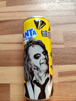 1 Fanta Beetlejuice Movie 250ml Dose Voll Coca Cola Lemon Zero can Coke Men 