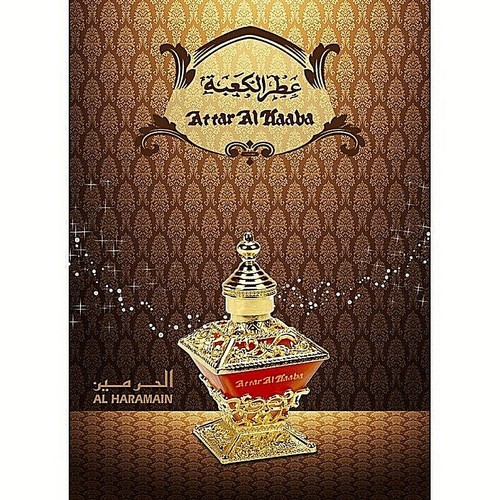 Attar Al Kaaba 25ml by Al Haramain Dehnal oudh, Amber, Sandal & Thaif Rose - Picture 3 of 3