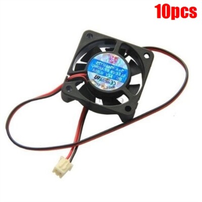 10Pcs Raspberry Pi 3D Printer Computer 12V Cooler Axial Fan 40X40X10MM Arduin yt